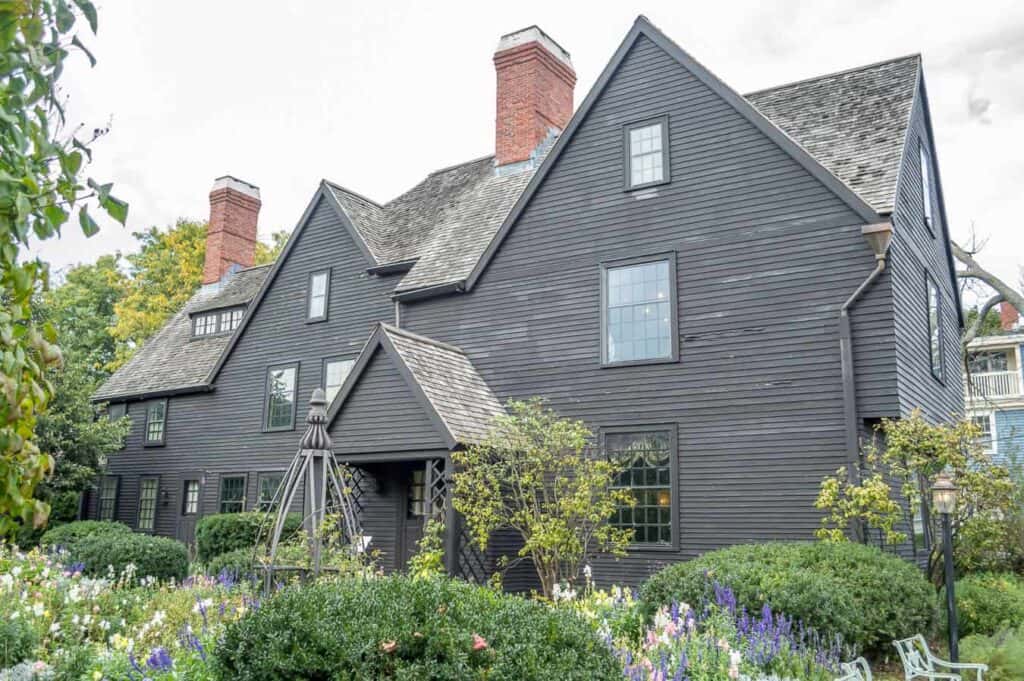 HIstoric grey house in Salem, MA
