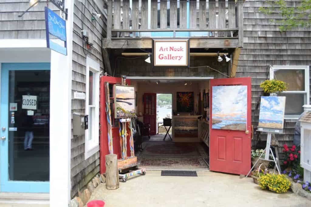 A store inside of a building