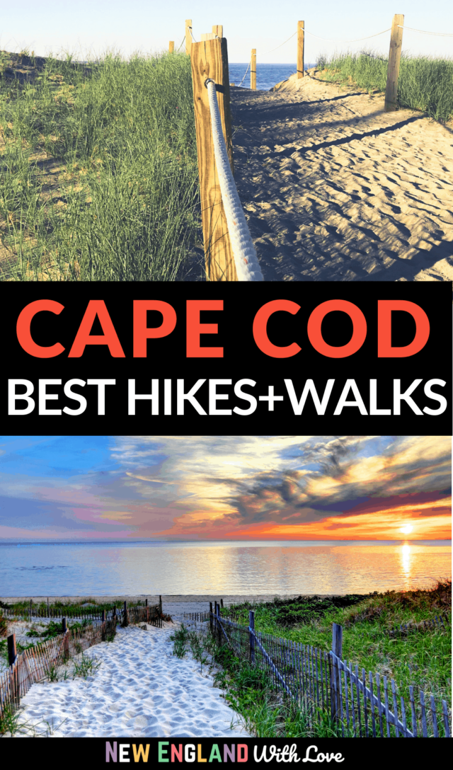 Pinterest graphic reading "Cape Cod Best Hikes & Walks"