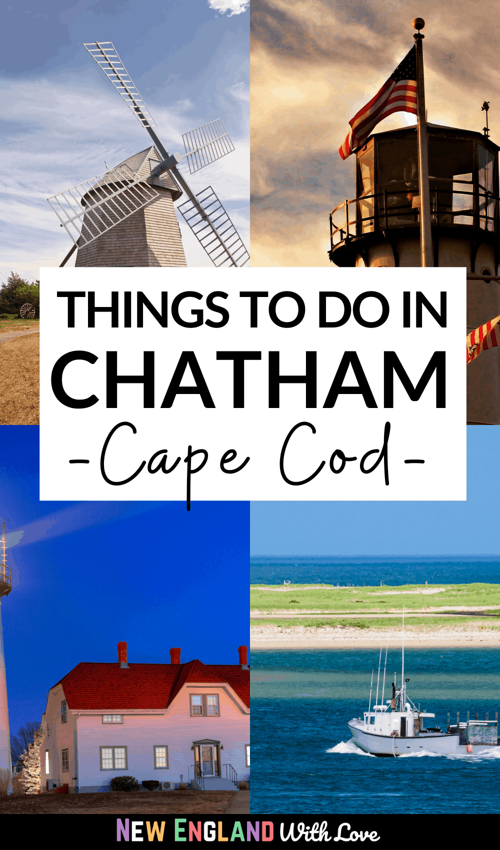 Pinterest graphic reading "THINGS TO DO IN CHATHAM Cape Cod"