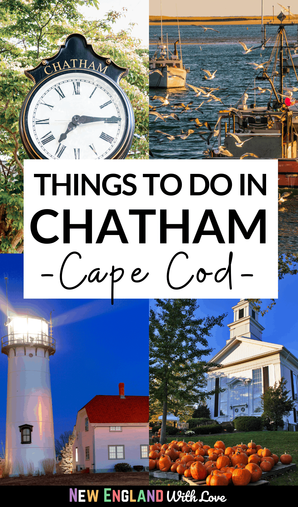 Pinterest graphic reading "Things To Do in Chatham Cape Cod"