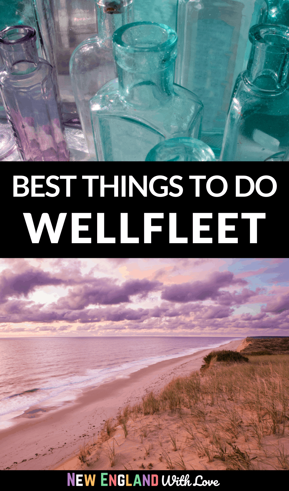 Pinterest graphic reading "BEST THINGS TO DO WELLFLEET"