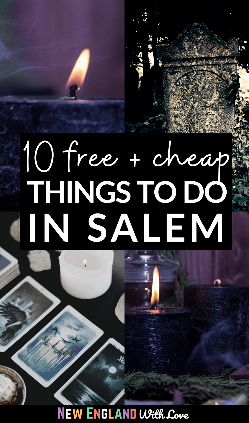 Pinterest graphic reading "10 free & cheap THINGS TO DO IN SALEM"