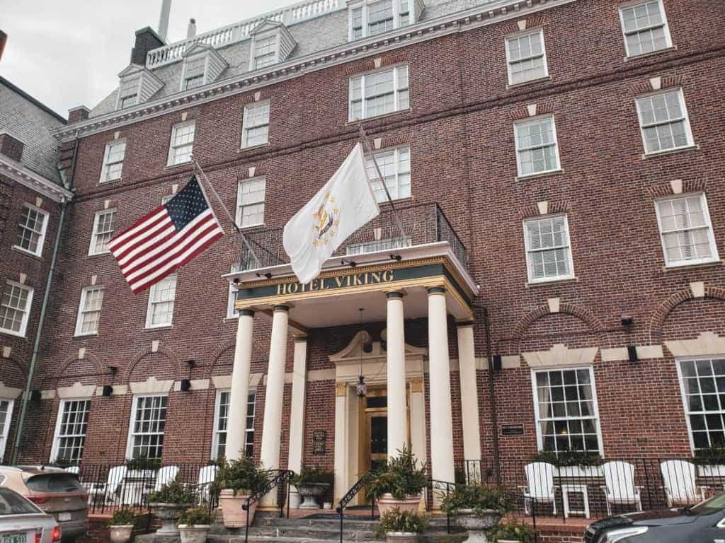 A large historic building in Newport Rhode Island that's the editor's favorite answer to where to stay in Newport RI