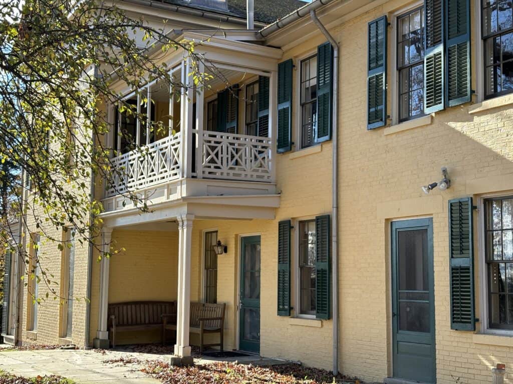 The historic home of Emily Dickinson in Amherst, Massachusetts